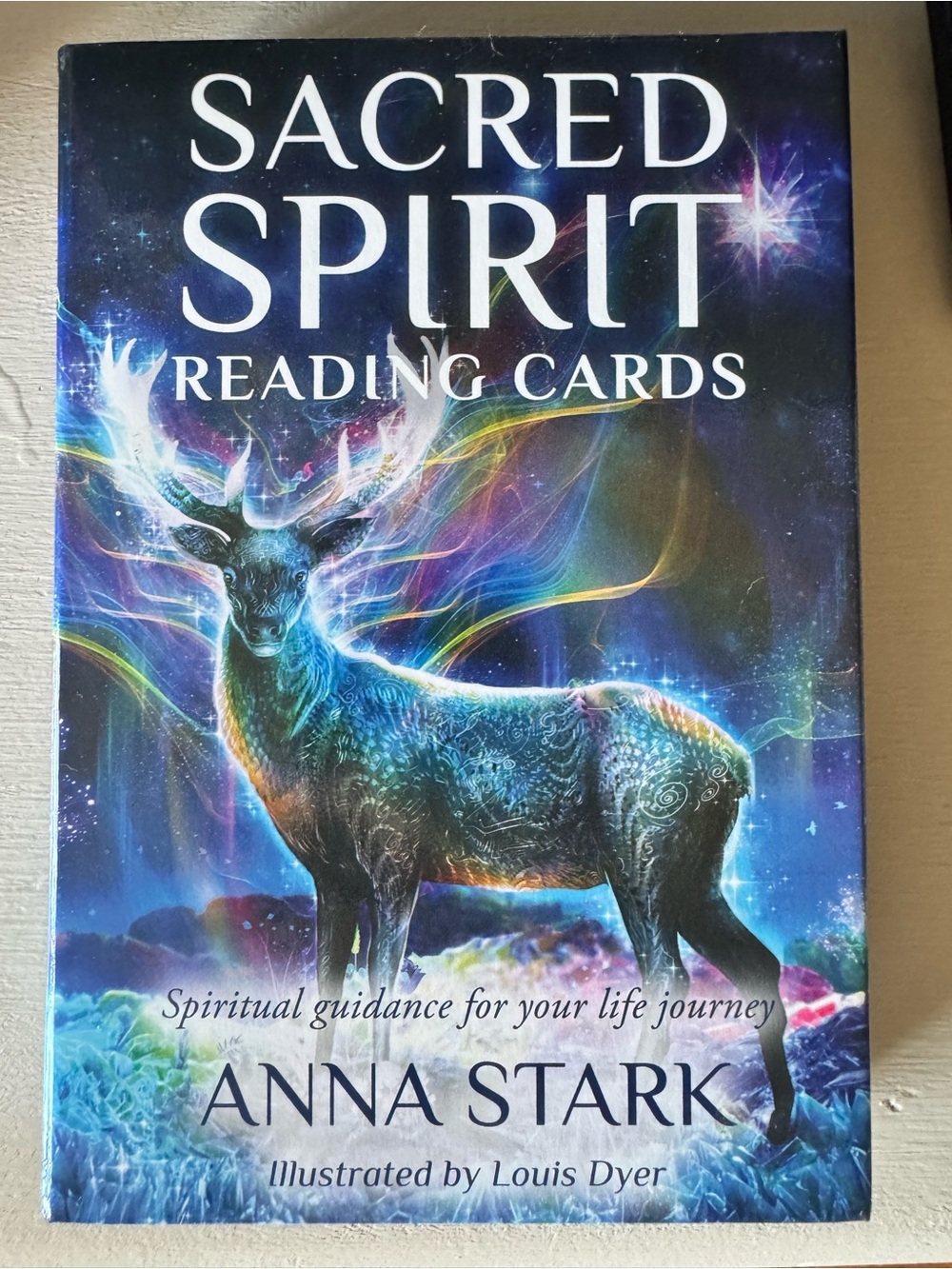 Sacred Spirit Reading Cards — Blue Multicolor Oracle Deck